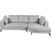 MARUM - Hoekbank - Grijs - Linkszijdig - Kunstlinnen