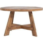 Eettafel Mangohout Rond - 130x130x77cm - Yvette - Giga Meubel
