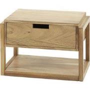 Nachtkastje - Acaciahout Naturel - 1 Lade