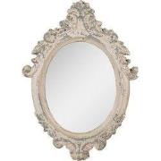 Clayre & Eef Spiegel 46x3x64 cm Beige Metaal