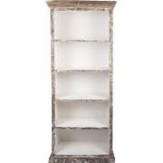 Clayre & Eef Kast 80x36x195 cm Bruin Beige Hout