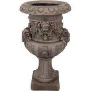 Clayre & Eef Bloempot 40x38x64 cm Beige Keramisch materiaal