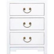 Fine Asianliving Chinese Nachtkastje Wit Snow White - Orientique