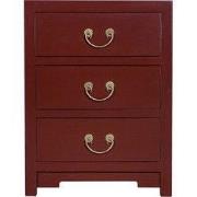 Fine Asianliving Chinese Nachtkastje Rood Scarlet Rouge - Orientique