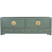 Fine Asianliving Chinese TV Kast Grijs Olive Grey - Orientique