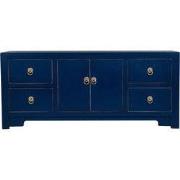 Fine Asianliving Chinese TV Kast Blauw Midnight Blue - Orientique