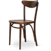 Musa houten bistrostoel walnoot