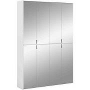 ProjektX kledingkast met 8 deuren en spiegel