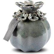 Villa Pottery  Blauwe Bloemenvaas Patricia - 14x14x15