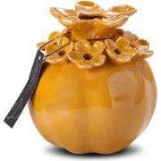 Villa Pottery  Geel Bloemenvaas Patricia - 14x14x15