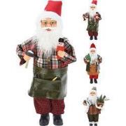 Kerstman figuur 45 cm 3ass