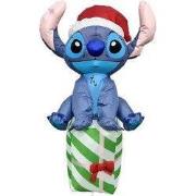 Opblaasfiguur polyester Stitch cadeautje 120 cm