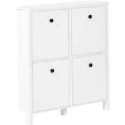 GIBSON - Schoenenkast 4 vakken - Wit  - MDF