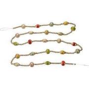 Clayre & Eef Decoratie Kerstslinger Ø 2x180 cm Zilverkleurig Metaal