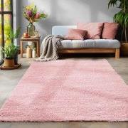 Tapijtenloods Basic Shaggy vloerkleed Roze Hoogpolig- 160x230 CM