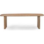 Eettafel Deens Ovaal - Naturel Mangohout - 200x100x77cm - Gin