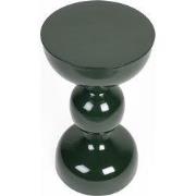 Bijzettafel Rond - Metaal Groen - 31x31x59cm - Lars