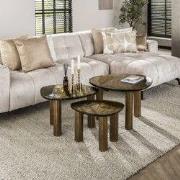 Hoyz Collection - Salontafel Eclipse M - Goud Antiek Finish