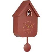 Wandklok Solo Color Cuckoo - Bordeaux - 6x21,5x41cm
