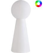 TORNE - Staande lamp voor buiten - Wit - Synthetisch materiaal