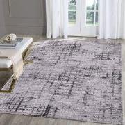 Evra Lorena - Modern Vloerkleed - Laagpolig Tapijt - Grijs- 160x220 CM