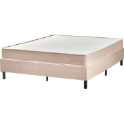 COUNTESS - Tweepersoonsbed - Beige - 160 x 200 cm - Polyester