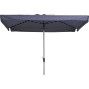 Madison stokparasol Delos luxe Safier Blue 200x300 cm.