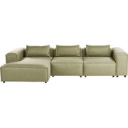 BRANDE - Modulaire bank - Lichtgroen - Rechtszijdig - Polyester