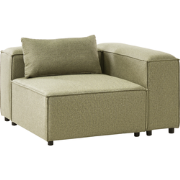 BRANDE - Hoekmodule - Lichtgroen - Polyester