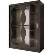 Meubella - Kledingkast Bunaro - Zwart - 150 cm