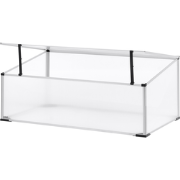 CARFIZZI - Tuinkas - Zilver - 41 cm - Polycarbonaat