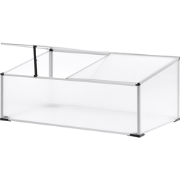 SERIFOS - Tuinkas - Zilver - 41 cm - Polycarbonaat