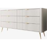 Meubella - Lima - Ladekast - Wit - 163 cm