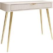 Meubella - Lima - Kaptafel - Wit - 100x38 cm