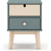 Bedside table met 2 lades L40 cm - LÉONIE