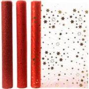 Decostof pes l200b35h0.01cm rood a3