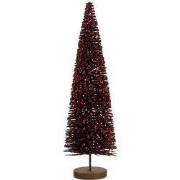 Decoratie boom paars h38xd11cm