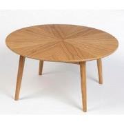 Salontafel 80cm Eikenhout - Naturel - Salontafel Fabio