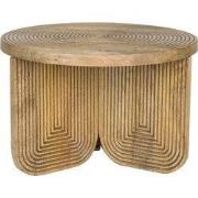 Salontafel Bruin Mangohout - Rond - 60x60x40cm - Maeze