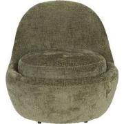 Fauteuil Groen Stof - 61x61x83cm - Nash