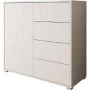 Meubella - Dressoir Gideon - Wit - 100 cm