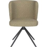 Eetkamerstoel Groen - Metaal Zwart - Stan