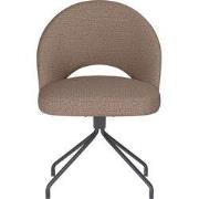 Eetkamerstoel Taupe - Metaal Draaibaar - Mick