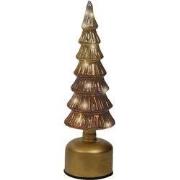 Micro led tree d10h33cm-15l brn/wwt