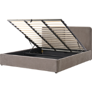 ARBOIS - Bed met opbergruimte - Taupe - 180 x 200 cm - Polyester
