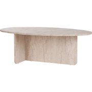 Salontafel met ovale blad L125 cm - ANNA