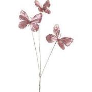Kunstdeco Vlinder Lush 3x roze