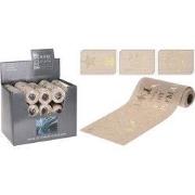 5 stuks! Decostof met print 14x270cm 3a