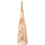 Micro LED cone d18h60 cm naturel/warm wit