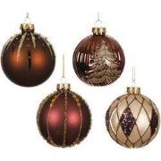 Kerstbal glas d8 cm a4 II